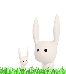 Osterhase im Ostergras