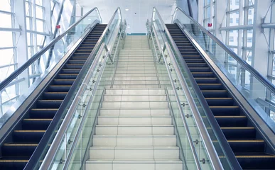 Cercles muraux Escaliers L& 39 escalator