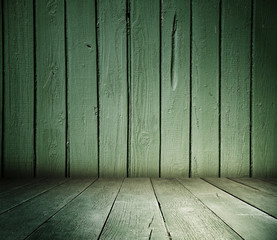 old wooden room