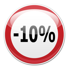 Señal trafico -10% descuento