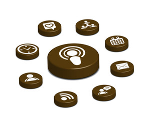 coffee web button