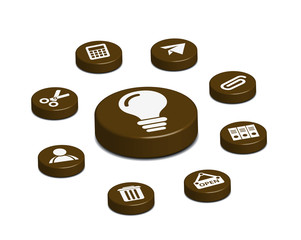 coffee web button
