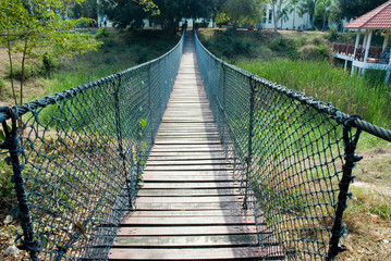 Hanging bridge in garden 2.
