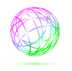 multicolored abstract ball