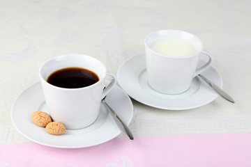 Kaffee und Milch