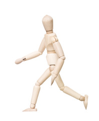 Running drawing doll