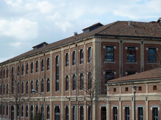 Obraz premium Immeuble en brique, Toulouse, France