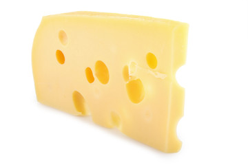 gruyère sur fond blanc