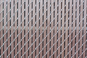 Illusion - Brown Metal Fence Background