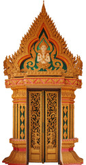 Obraz premium Buddhist temple door
