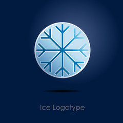Logo Ice Button # Vector