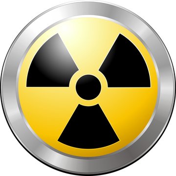 Nucleare Simbolo Icona-Nuclear Symbol Icon-Vector
