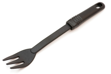 kitchen utensil fork on white