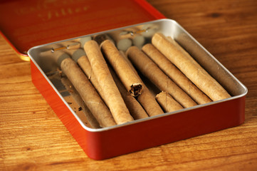 Cigars in box