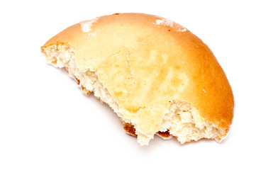 Gebäck abgebissen