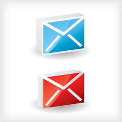 3d email icons