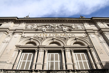 Obraz premium Italy - old Post Office in Parma