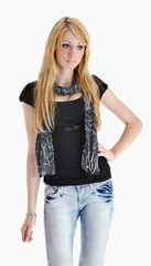 Fototapeta premium woman fashion isolated