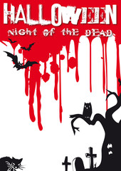 HalloWeen Night of the Dead DIN A2