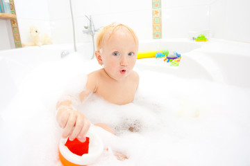 girl in a bathtub