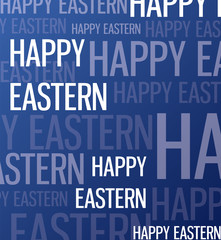 Aktions Button - Happy Eastern - blau