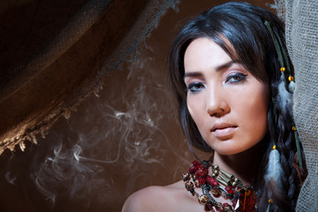 American Indian fortune teller