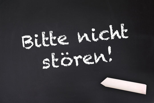 Bitte nicht st&ouml;ren!