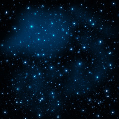 Obraz na płótnie Canvas Gwiazda na niebie w nocy