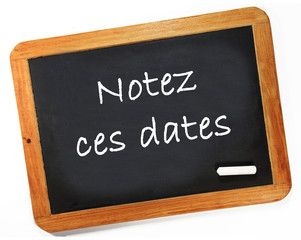 Obraz premium notez ces dates