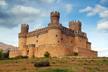 Naklejka premium Medieval castle - Manzanares