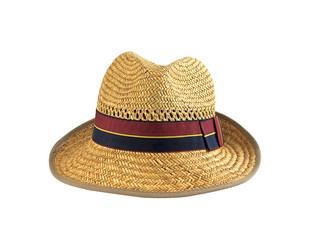 Man's Straw Hat Front View