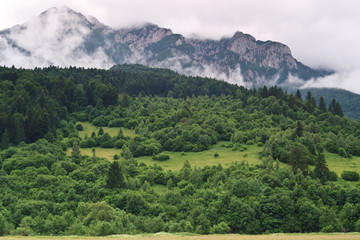 Obraz premium mountains and clouds