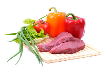Beef and vegetables