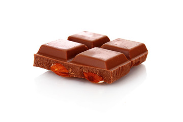 chocolate isolated on white background
