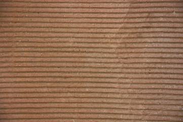 The brown corrugated  texture