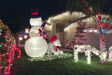 Outdoor Christmas decorations