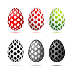 Funny eggs in peas for your design