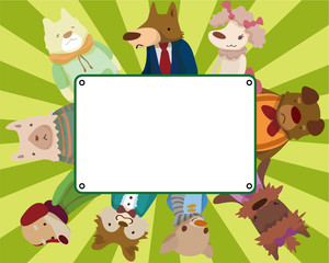 cartoon dog card