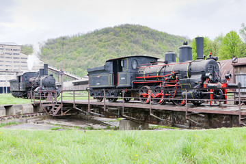 steam locomotives, Resavica, Serbia