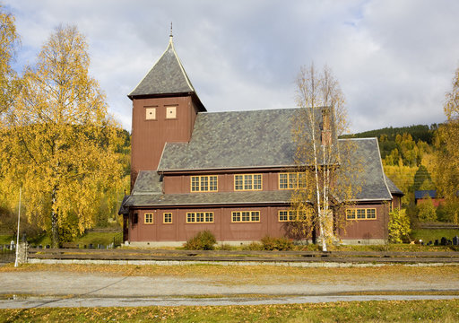 church near Torpo, Norway