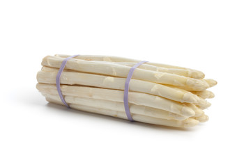 Bunch of white asparagus