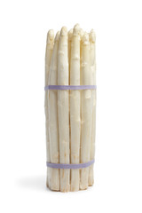 Bunch of white asparagus