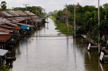 Obraz premium Canal in Central Thailand
