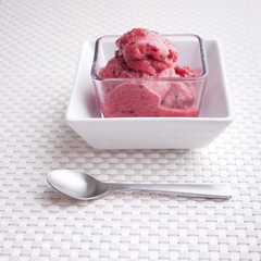 Strawberry & Blackberry sorbet