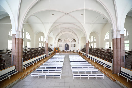 Interior German Saint Peters church (Saint Petersburg)