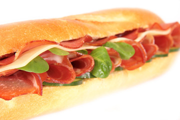 French baguette isolated