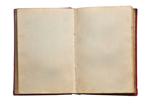 The Blank of vintage book