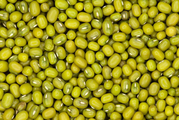 Mung beans macro background