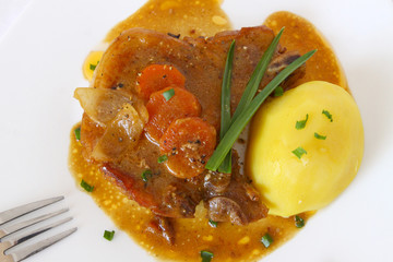 schweinekotelett mit kartoffel