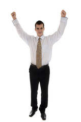 Happy business man